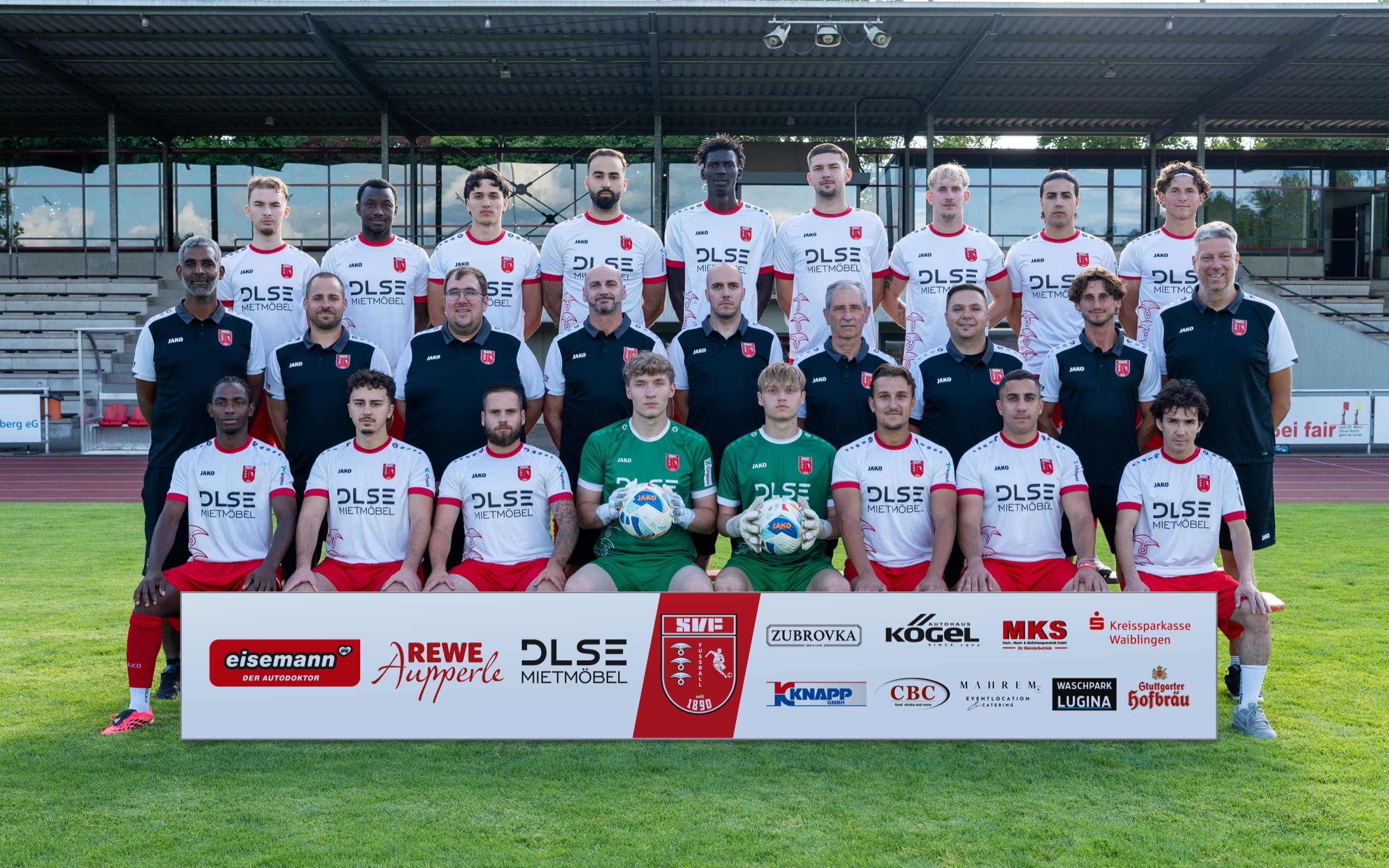 Mannschaftsfoto U21 des SV Fellbach
