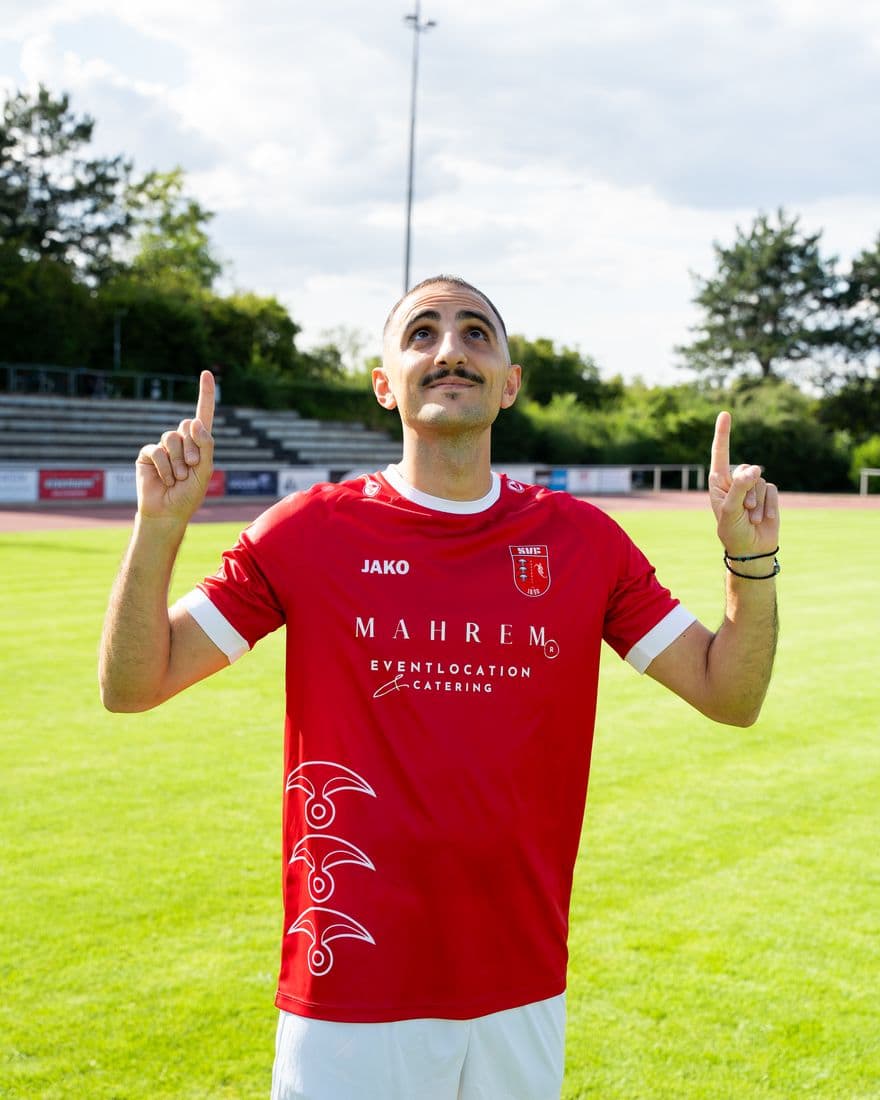 Aristidis Perhanidis beim Jubeln