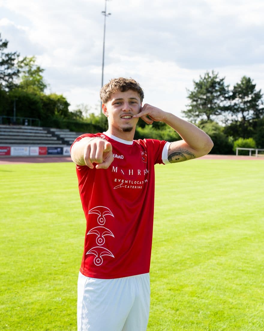 Jonas Eichinger beim Jubeln