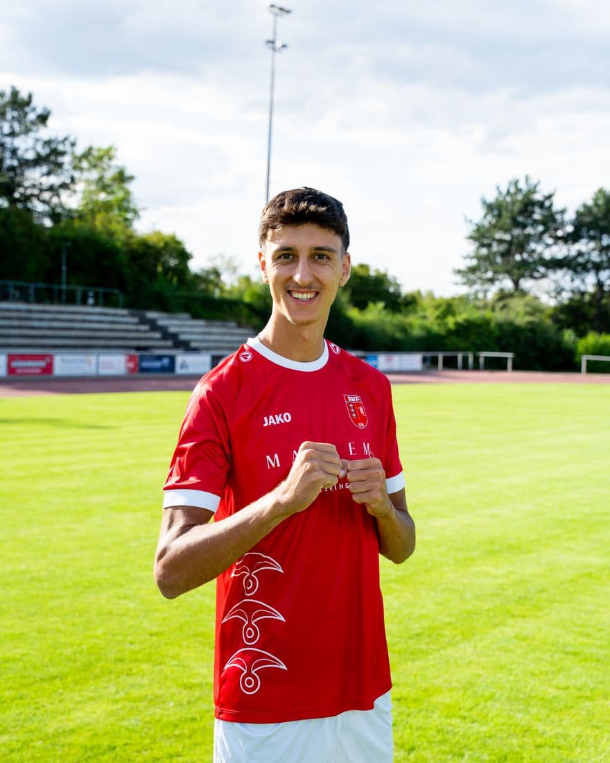 Luca Vullo beim Jubeln