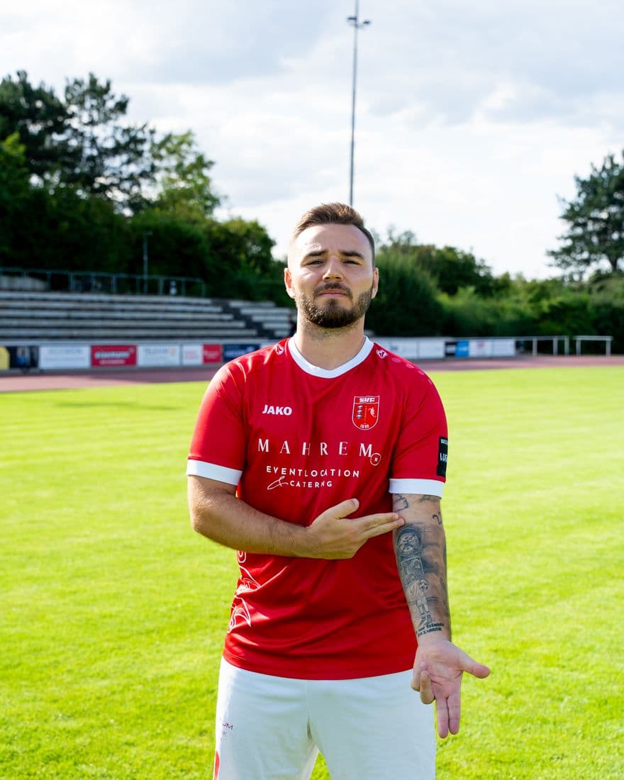 Patrick Fossi beim Jubeln
